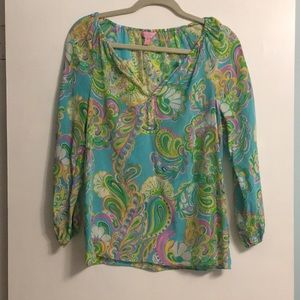 EUC Silk Lilly Pulitzer top